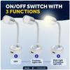 Five Oceans LED Reading Light with USB Charging Port, 12V Warm White, Touch On-Off Switch, Flexible Gooseneck Style RV Interior Lighting for RV, Boat, Camper - FO4599 view 3
