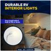 Five Oceans LED Reading Light with USB Charging Port, 12V Warm White, Touch On-Off Switch, Flexible Gooseneck Style RV Interior Lighting for RV, Boat, Camper - FO4599 view 4