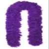 Featherless Super-Sized Faux Feather Boa (Made of Yarn) - U.S. Patent # D814,740. Cut to Length. Made in America (XL, Purple) view 1