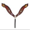 CHALLENGER Horse Western Tooled Leather Rose Headstall Bridle Breast Collar Tack 78FK11B view 3