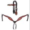 CHALLENGER Horse Western Dreamcatcher Sunflower Tooled Headstall Bridle & Breast Collar Set 78FK12B view 1