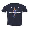 Air Cade Basketball Ball Player Cunningham Draft 2021 Detroit Little Kids Girls Boys Toddler T-Shirt (Navy, 2T) view 1