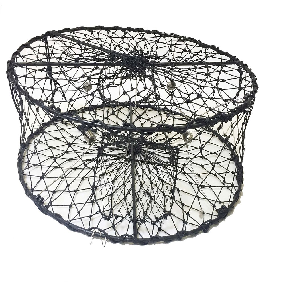 KUFA Sports Crab Trap Crab net Crab Pot (Collapsible Round Crab Trap (30x30x10 H))