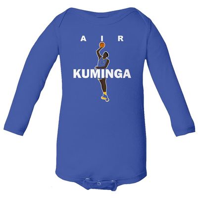 Air Kuminga Basketball Player Congolese State Little Infant Baby Long Sleeve Bodysuit (Royal, 6M)