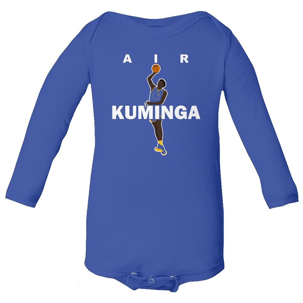 Air Kuminga Basketball Player Congolese State Little Infant Baby Long Sleeve Bodysuit (Royal, 6M)