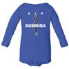 Air Kuminga Basketball Player Congolese State Little Infant Baby Long Sleeve Bodysuit (Royal, 6M) view 1