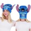 Concept One unisex adult Disney Lilo and Stitch Winter Knitted Stocking Cap Beanie Hat, Blue/Cuffed, One Size US