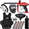 Action Village Kingman Spyder Xtra Heavy Gunner Paintball Gun Package Kit (Gloss Red) view 1