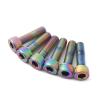 Bicycle Accessories 6pcs Bicycle Handlebar Stem Screw Road Bike Fixed Gear Riser Bolts Portable Waterproof Cycling Bike Parts (Color : 6pcs) view 1