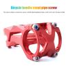 Bicycle Accessories 6pcs Bicycle Handlebar Stem Screw Road Bike Fixed Gear Riser Bolts Portable Waterproof Cycling Bike Parts (Color : 6pcs) view 2