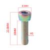Bicycle Accessories 6pcs Bicycle Handlebar Stem Screw Road Bike Fixed Gear Riser Bolts Portable Waterproof Cycling Bike Parts (Color : 6pcs) view 4