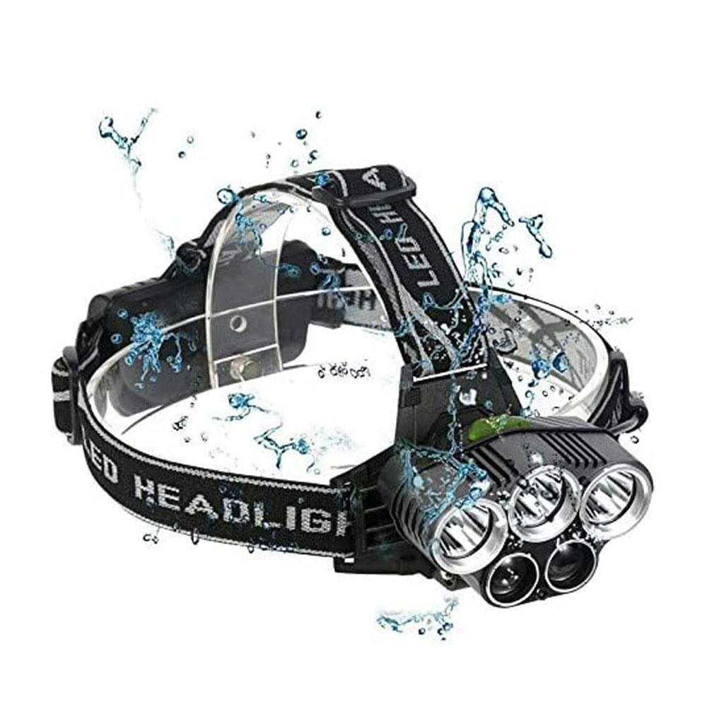NCRD Headlamp, Rechargeable LED Headlamp, Headlamps for Adults, Rechargeable Waterproof Headlamp, 1000 Lumens, Head Flashlight, 6 Modes for Outdoor, Camping, Running, Fishing