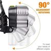 NCRD Headlamp, Rechargeable LED Headlamp, Headlamps for Adults, Rechargeable Waterproof Headlamp, 1000 Lumens, Head Flashlight, 6 Modes for Outdoor, Camping, Running, Fishing view 4
