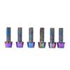 Bicycle Accessories 6pcs 18mm Bike Screws M6 Bicycle Stem Fixing Bolt Mountain Bicycle Repair Tools for Disc Brake V Brake Bike Parts (Color : Multicolor) view 1