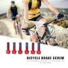 Bicycle Accessories 6pcs 18mm Bike Screws M6 Bicycle Stem Fixing Bolt Mountain Bicycle Repair Tools for Disc Brake V Brake Bike Parts (Color : Multicolor) view 3