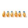 Bicycle Accessories 6pcs 18mm Bike Screws M6 Bicycle Stem Fixing Bolt Mountain Bicycle Repair Tools for Disc Brake V Brake Bike Parts (Color : Gold) view 4