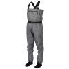 BASSDASH IMMERSE Breathable Ripstop Stocking Boot Foot Fishing Hunting Waders Lightweight Grey Camo Chest Wader for Men Women view 1
