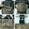 BASSDASH IMMERSE Breathable Ripstop Stocking Boot Foot Fishing Hunting Waders Lightweight Grey Camo Chest Wader for Men Women view 4