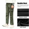 JOMLUN Boy's Fleece Lined Hiking Pants Waterproof Windproof Warm Soft Shell Outdoor Cargo Pants Snow Ski Walking Trousers view 4