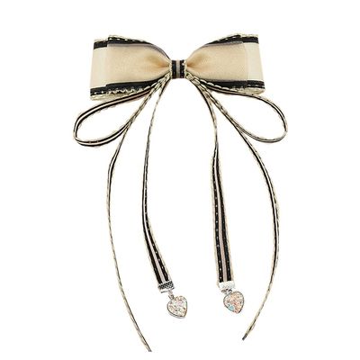 FASELE Jepanese Bow brooches for women fashion Pre-Tied Neck Tie Ribbon Bow Tie jabot Collar Christmas Gifts Party Ceremony Yellow