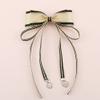 FASELE Jepanese Bow brooches for women fashion Pre-Tied Neck Tie Ribbon Bow Tie jabot Collar Christmas Gifts Party Ceremony Yellow view 2