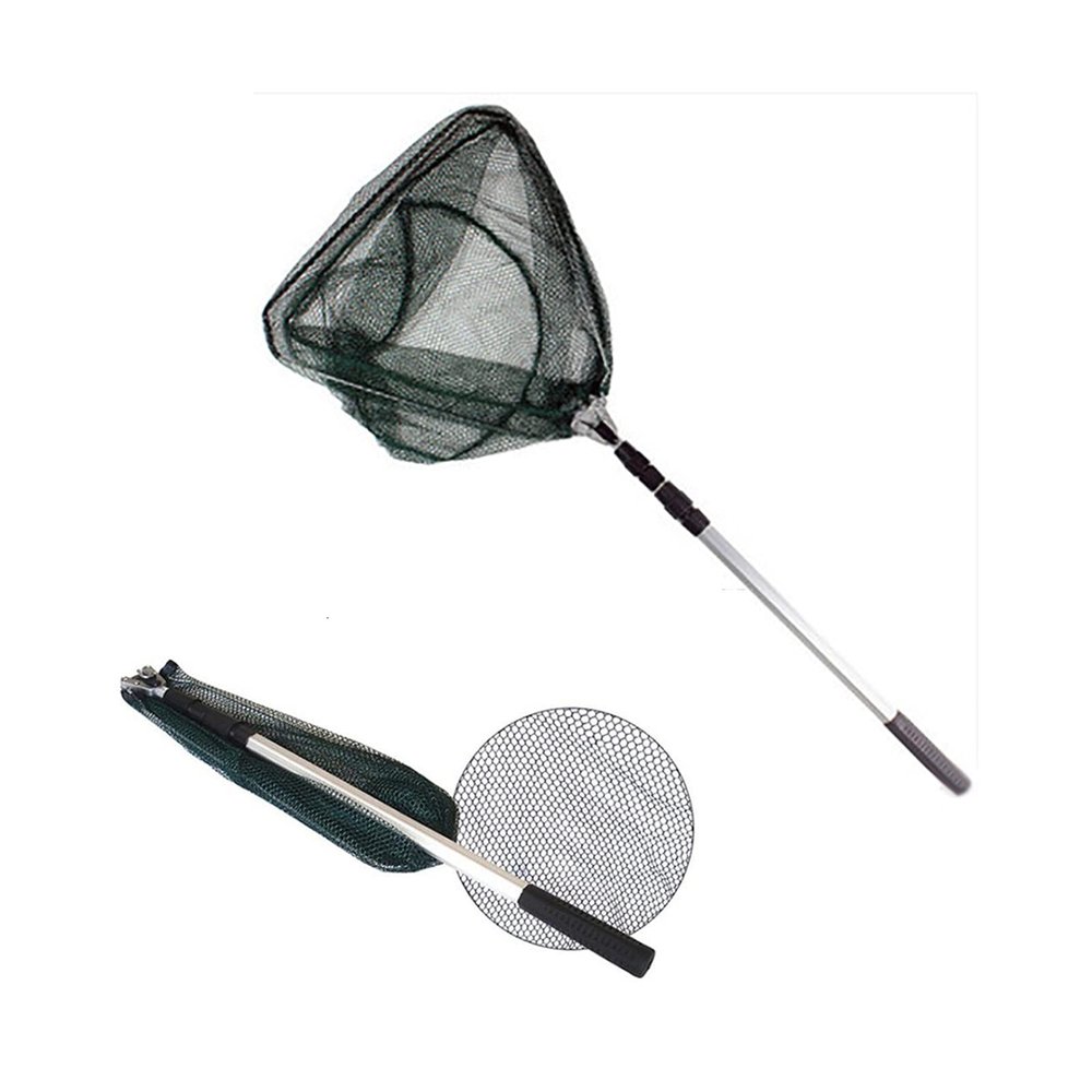 HB1 Table Tennis Ball Collector Telescopic 3-Piece Aluminium Pole Net Ping Pong Ball Picking Up Ball Picker Folding Design,Easy to Carry