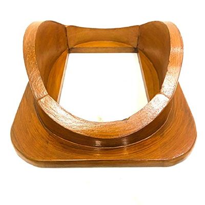 Maritime Nautical Diving Helmet Stand U.S Navy Mark V Scuba Divers Helmet Brown Finish Wooden