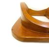 Maritime Nautical Diving Helmet Stand U.S Navy Mark V Scuba Divers Helmet Brown Finish Wooden view 4
