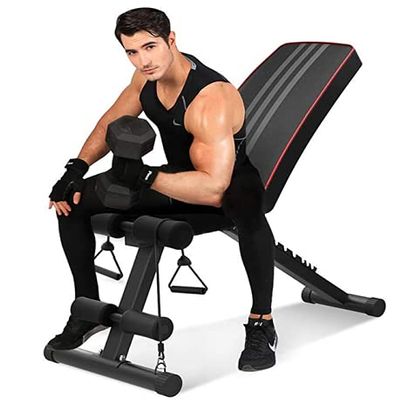Adjustable Weight Bench - 7 Positions, 330 lbs