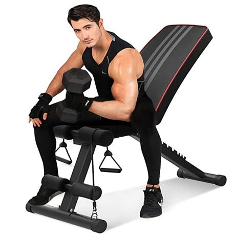 Adjustable Weight Bench - 7 Positions, 330 lbs