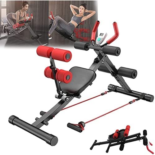 2-in-1 Foldable Ab Machine, Sit Up Benches Machine