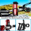 KEWIG Bicycle Water Bottle Holder for Bike & Motorcycle, Adjustable Bike Water Bottle Cages Fit for Diameter 2'' - 3'' Cup, Compatible with Handlebars or Tubes 20mm to 35mm in Diameter view 2