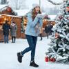 Alicegana Womens Snow Boots Winter: Warm Fur Lined Ankle Booties Waterproof Non Slip Snow Shoes for Outdoor Walking view 2