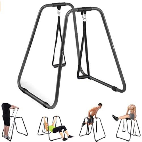 Adjustable Dip Bar, Dip Station Portable Functional Fitness Bar