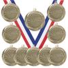 10 Pack of Dance Gold Medals Trophy Award with Neck Ribbons MS2 view 1