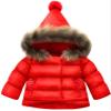 EISHOW Toddler Baby Girls Boys Faux Fur Outerwear Jackets Snowsuit Warm Hooded Thicken Fleece Down Coat Winter Hoodie Outwear (Red,18-24 Months,18 Months,24 Months) view 1