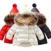 EISHOW Toddler Baby Girls Boys Faux Fur Outerwear Jackets Snowsuit Warm Hooded Thicken Fleece Down Coat Winter Hoodie Outwear (Red,18-24 Months,18 Months,24 Months) view 3