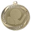 10 Pack of Golf Gold Medals Trophy Award with Neck Ribbons MS2 view 2