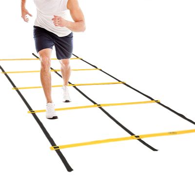 Agility Ladder Double Row Agility Ladder, Adjustable Training Equipment, Football Flexibility Training Jumping Ladder, for Personal Train(Size:6M)