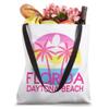 Daytona Beach FL Pink Palm Tree Styled Daytona Beach Florida Tote Bag view 4