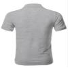 Style by William Solid Short Sleeves Basic Quality Side Slit Performance Polo Shirt Gray S view 2