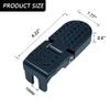 LOOEEL 1 Pair 10MM U Slot Bicycle Rear Pedals Folding Rear Seat Footrest Pedals Cycling Accessories for Mountain Bike, Folding Bicycle view 2
