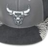 Mitchell & Ness Chicago Bulls Day 5 Grey Snapback Cap Kappe Basecap view 4
