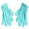 BaiX Toddler Boys and Girls Winter Knitted Writing Gloves, 1-3 Years Old (Sky Blue)