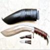 EGKH-16 Inches American Eagle Gripper Handle Kukri -Hamd Made Kukri Knife-Authentic Hand Forged Full Tang Guard Handle Blade Forged in Nepal view 3