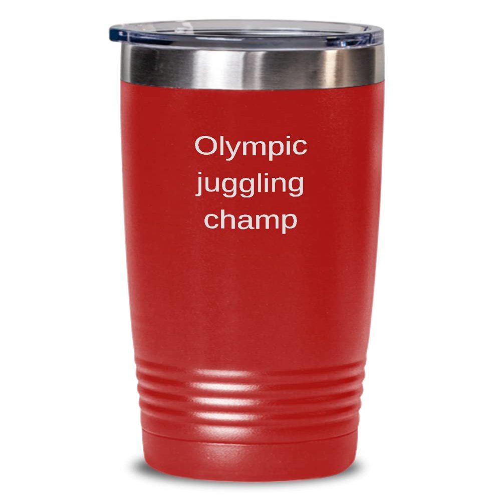 Juggling Tumbler Olympic juggling champ 20oz, Red