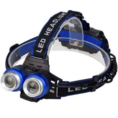 zhanghong Headlamp Rechargeable Flashlight, USB Rechargeable Led Headlamp, Multiple Function Super Bright Head Lamp Flashlight