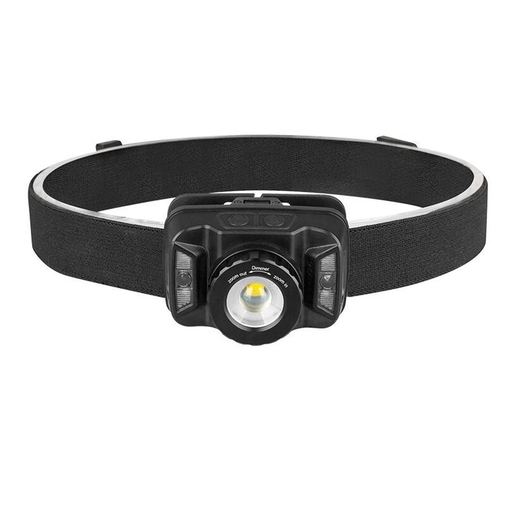 zhanghong Headlamp Rechargeable Headlamp Flashlight, 200 Lumen Brightest LED Head Lamp with White Red Light, USB Rechargeable, 5 Modes Motion Sensor Waterproof