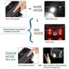 zhanghong Headlamp Rechargeable Headlamp Flashlight, 200 Lumen Brightest LED Head Lamp with White Red Light, USB Rechargeable, 5 Modes Motion Sensor Waterproof view 4