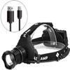 zhanghong Rechargeable Headlamp, LED Headlamp, Head Lamps for Adults, Flashlight, USB Rechargeable Telescopic Zoom Headlight, Rechargeable Waterproof Head Lamp view 2